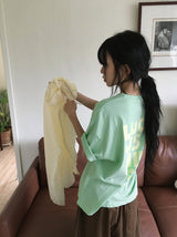 [unisex] Mugu Over Fit Printing Short Sleeve Tee