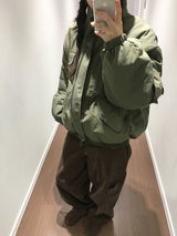 MA-1ハイネックパッデッドフィールドジャケット (2 Colors)