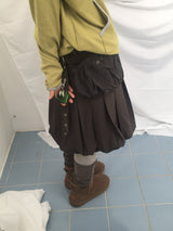 Urban volume round padded jacket