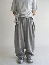 curved bonded pants(2colors)