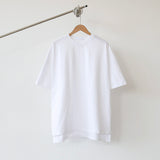 BT オーバーサイズスリットショートスリーブTシャツWH