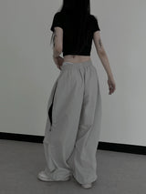 side zipper color pants (summer) (2color)