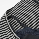Inez Lace Stripe Tee