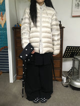 frill wrap skirt pants