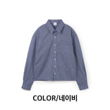 クロップドチェックシャツ 2COLOR