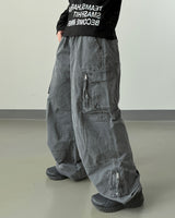 Lansen Pigment Washing Cargo Pants