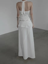 Lucent Layered Long Skirt
