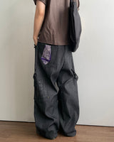 Bandana Tie Denim Pants