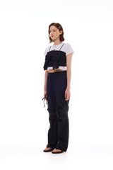 AI RIBBON BUSTIER / BLACK