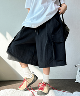 COOKIE NYLON BERMUDA 💛🖤2COLOR