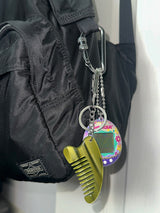 Mini heart brush key ring (5color)