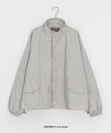 Ranbe Windbreaker Over Bomber Jacket