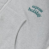 Side Logo 2Way Hood Zip-Up_Melange