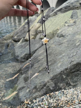 watercolor starfish string necklace
