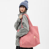 Twister Quilt Tote Bag - Red