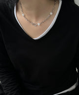 snow ball necklace