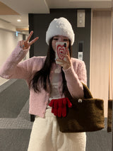 [MADE] Holling wool boucle cardigan