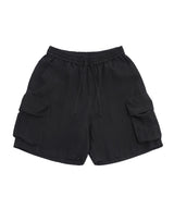 Loose Fit Utility Linen Set_Black