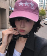 SSSTARストーンウォッシュボールキャップ_ 4 COLORS