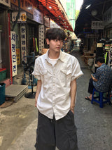 Shoden Washed ウエスタン半袖シャツ