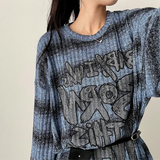 ENK Hip Street Dangara Ribbed Long Sleeve T-shirt