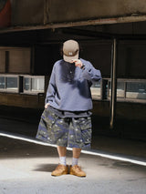 DA Flower Cargo Bermuda Pants