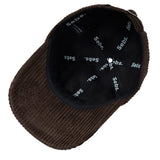Sebs. CRODULOY ball cap-BROWN