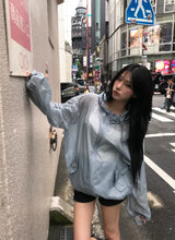 サマー トランスルーセント ウィンドブレーカー