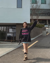 Pink point yamaha two-type long-sleeve