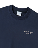 25FW BASIC LOGO NAPPING SWEATSHIRT DARK NAVY