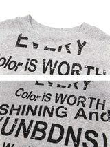 Thalia Bold Lettering Slim T-Shirt