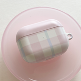 cozy pink matte hard airpods case