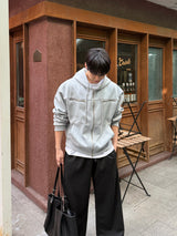 Heaton hevy rivet hood zipup