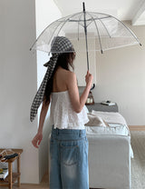 チェックヘアスカーフ(2C)