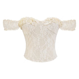 Maelle Ruffle Lace Top