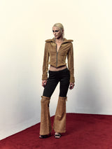 WOMEN - VEGARA - FAUX LEATHER JACKET