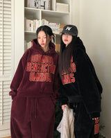 [Mink Fur] ロッテリーベルベットコーデュロイクロップフード