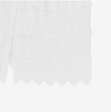 Bullet lace punching long dress