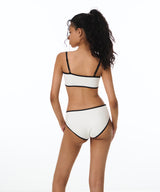 Line Low Bikini Panties (White)