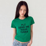 Lettering Tee_Green