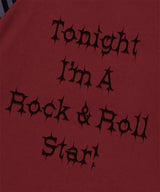 ROCK STAR RAGLAN STRIPE LS TEE