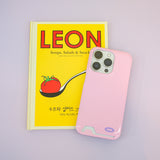 【MADE】Card Pocket glossy hard Phone case( 2 pastel colors)