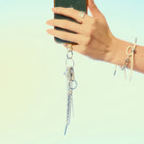 NO.491 [SILVER] BRIMFUL STAR PHONE GRIP