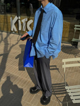 ASCLO Linen Box Fit Shirt (4color)