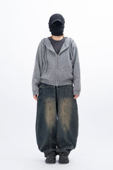 Idos Hooded Knit Zip-up