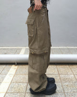 Brown Y2K cargo pants