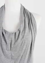 DRAPE HALTER TOP