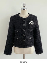 Essian Round Surgical  Tweed Jacket (Corsage Set)