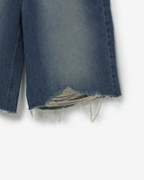 bermuda half denim pants [ BLUE ]