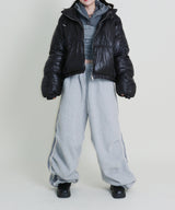 Monk String Shirring Piping Short Padded (Filling 100% Wellon)